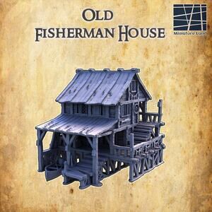 Old Fisherman House Tabletop Terrain 28mm